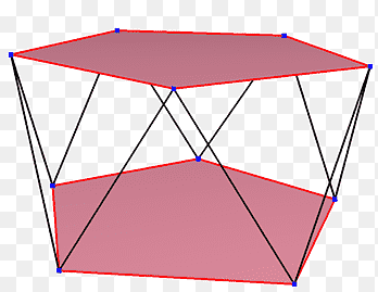 sesgo polígono decágono pentagonal antiprisma, ángulo, ángulo, mueble png thumbnail