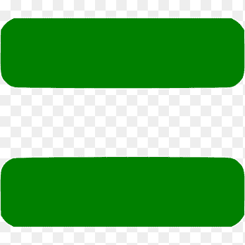 Ilustración de dos líneas paralelas verdes, igual signo iconos de equipo de igualdad verde, s igual, texto, rectángulo png thumbnail