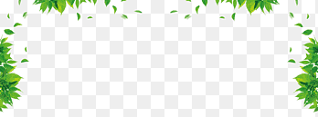 green leaf illustration, Leaf Graphic design Green Floral design Pattern, Green leaves border, border, frame png thumbnail
