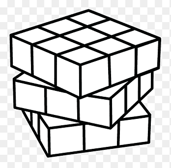 libro para colorear rubik  's cubo de dibujo, cubo, ángulo, niño png thumbnail