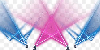 blue and pink LED lights, Stage lighting Lamp, Lighting effects, purple, blue png thumbnail