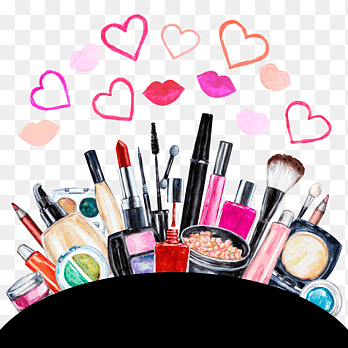 makeup brush illustration, Cosmetics Eye shadow Lipstick Beauty Foundation, Creative Makeup Tools, cream, construction Tools png thumbnail