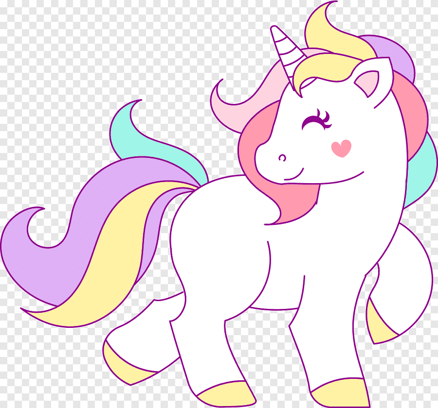 Baby Unicorn Cartoon Character Vector Graphic by BreakingDots  Creative  Fabrica