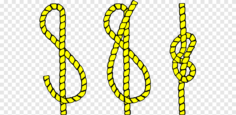 Figure-eight knot Rope Sailing, Nautical Knot s, leaf, text png | PNGEgg