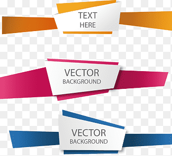 Tres gráficos en colores surtidos, geometría de banner euclidiana, etiquetas dibujadas a mano, infografía, etiqueta png thumbnail