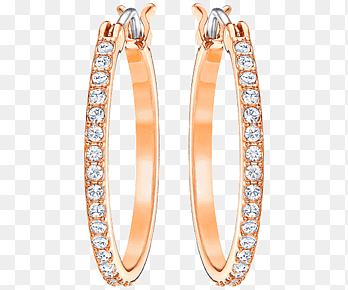 Earring Swarovski AG Jewellery Gold plating, Swarovski jewelry simple earrings, pendant, ring png thumbnail
