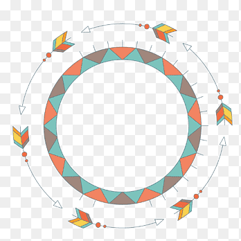 Euclidean Drawing, round arrow, banner illustration, symmetry, happy Birthday Vector Images png thumbnail