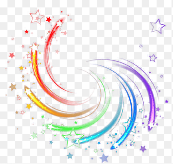 assorted-color stars, Rotating light, text, lights png thumbnail