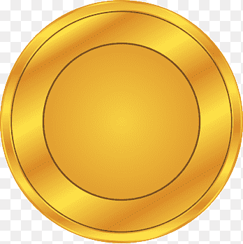 round gold illustration, Gold coin Animation, Golden coin, golden Frame, orange png thumbnail
