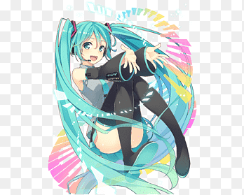 Hatsune Miku Vocaloid-microfoon Bossen Anime, hatsune miku, acg, anime png thumbnail