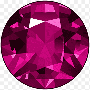 round purple gemstone illustration, Gemstone Purple Diamond, Pink Gem, symmetry, color png thumbnail