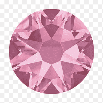 Imitation Gemstones & Rhinestones Swarovski AG Crystal Rose Diamond, pink light, purple, gemstone png thumbnail