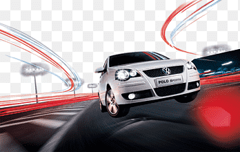 beyaz Volkswagen Polo illüstrasyon, Araba Araç, Hız araba, kompakt Araba, cam png thumbnail