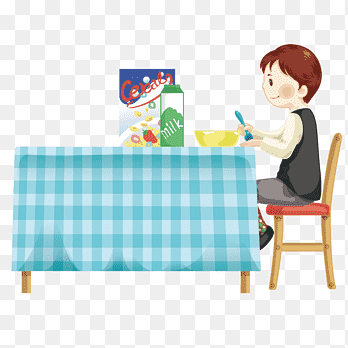 De Illustratie van het ontbijtbeeldverhaal, Jongen die ontbijt eet, Oppervlakte, baby jongen png thumbnail