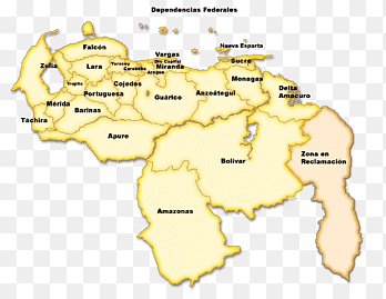 mapa de venezuela, estados, texto, mapa png thumbnail