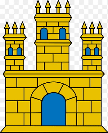 heráldica castell escudo, castillo, diverso, simetría png thumbnail