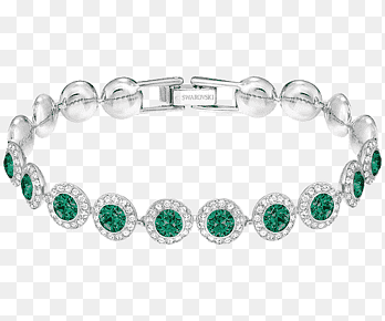 Earring Bracelet Jewellery Swarovski AG Necklace, Swarovski jewelry emerald bracelet, gemstone, ring png thumbnail
