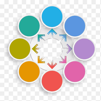 multicolored flower art illustration, Flowchart If(we) Icon, PPT element, template, rectangle png thumbnail