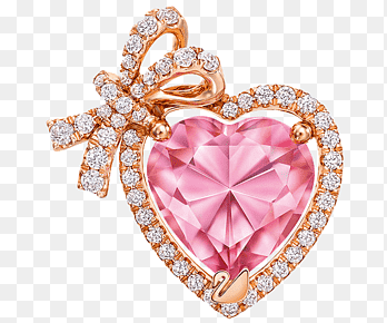 Jewellery Diamond Swarovski AG Heart Necklace, Swarovski Jewellery Heart Pendant, gemstone, gold png thumbnail