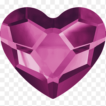 Crystal Jewellery Fuchsia Heart Swarovski AG, Jewellery, purple, blue png thumbnail