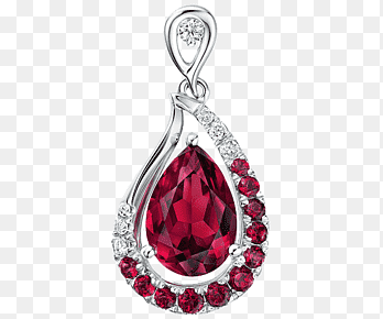 Pendant Swarovski AG Ruby Jewellery, Swarovski jewelry garnet pendant, gemstone, ring png thumbnail