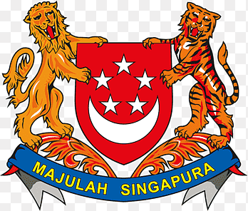 escudo de armas de singapur camiseta bandera de singapur, camiseta, logo, emblema nacional png thumbnail