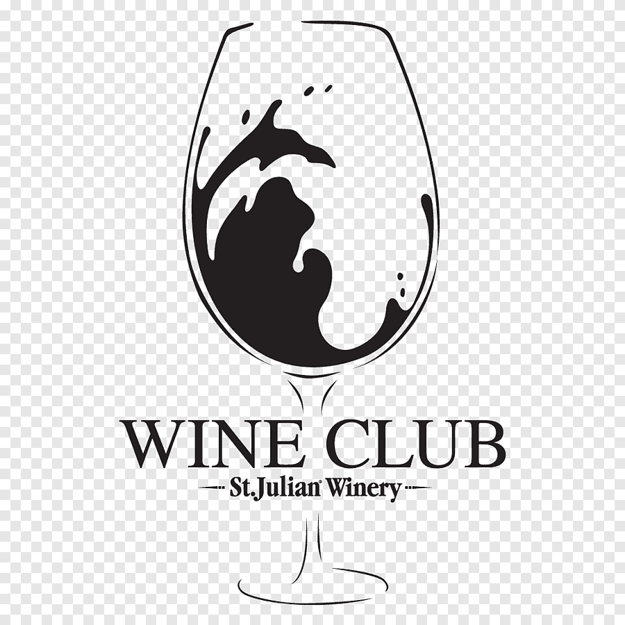 Logo Wine cocktail Wine clubs St. Julian Winery, wine, text, logo png |  PNGEgg