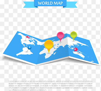 Ilustración de mapa mundial, mapa mundial de globo, mapa, texto, logo png thumbnail