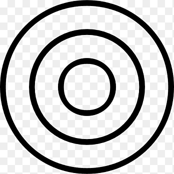 Circle Concentric objects Darts, concentric, white, text png thumbnail