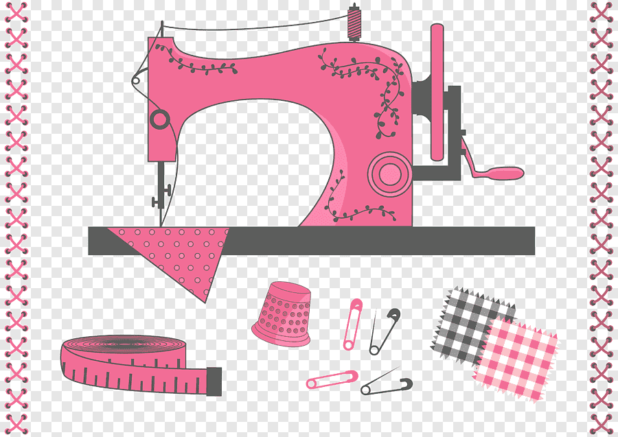 Sewing Machines Handicraft Patchwork Knot, Sawing Machine, text ...