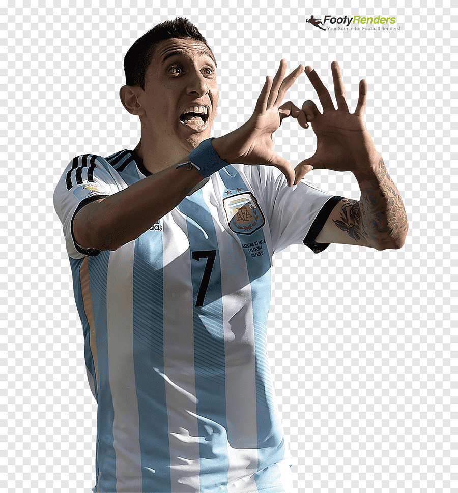 Ángel Di Maria Argentina national football team Manchester United FC Real  Madrid CF di maria argentina tshirt blue png  PNGEgg