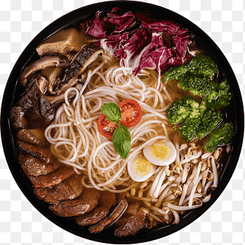Saimin Ramen Chinese noedels Lo mein Yakisoba, salade, Aziatisch eten, Rundvlees png thumbnail