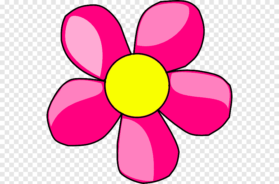 Cartoon Flower Bunga Symmetry