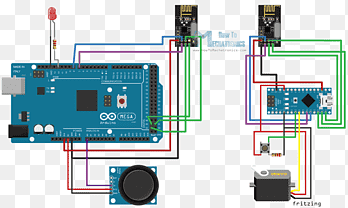 arduino cableado inalámbrico microcontrolador transceptor, control remoto de aviones, diverso, electrónica png thumbnail
