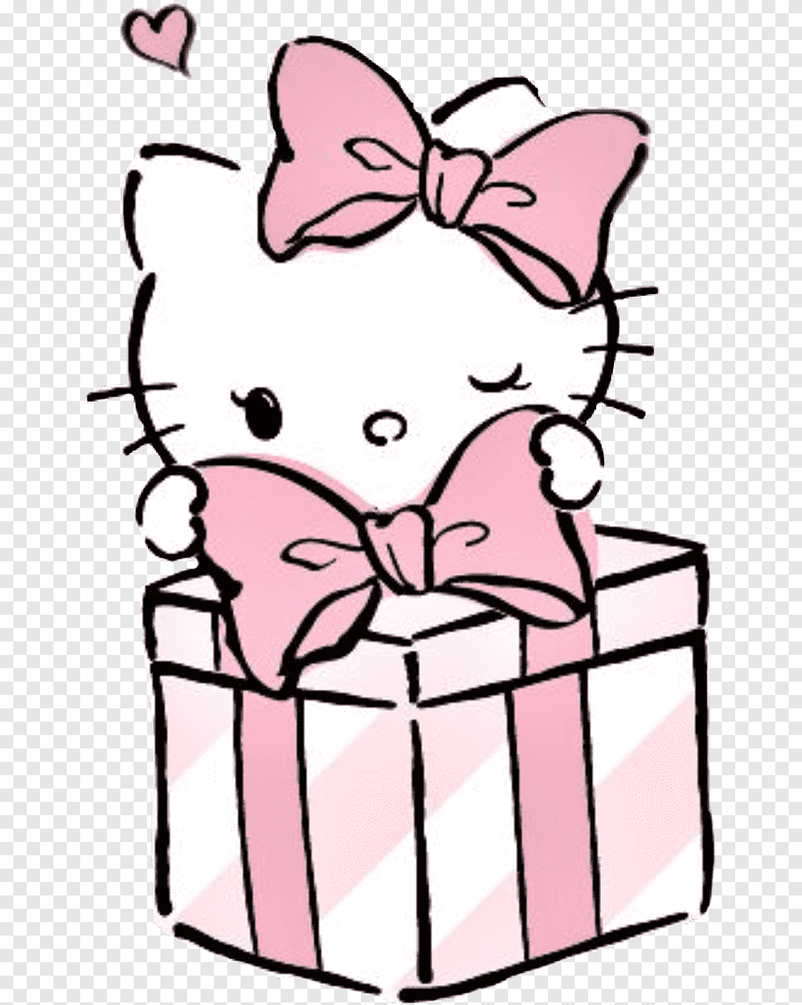 Free Download Hello Kitty Unwrapping T Hello Kitty Drawing Sanrio