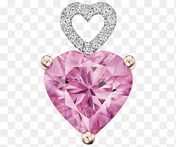 Jewellery Pendant Diamond Swarovski AG, Swarovski Jewellery Heart Pendant, purple, gemstone png thumbnail