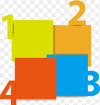 green, yellow, orange, and blue boxes illustration, Euclidean Chart, PPT element, infographic, angle png thumbnail