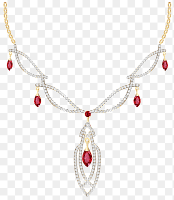 silver-colored necklace, Necklace Diamond Jewellery Ring, Golden Necklace with Diamonds, gemstone, pendant png thumbnail