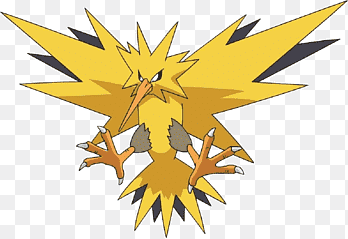 Pokémon GO Pokémon X and Y Pokémon Yellow Zapdos، Pokemon, أوراق, تناظر png thumbnail