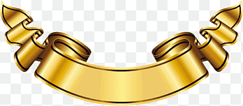 Logo Banner Gold Label, Large Gold Banner, yellow ribbon, ribbon, text png thumbnail