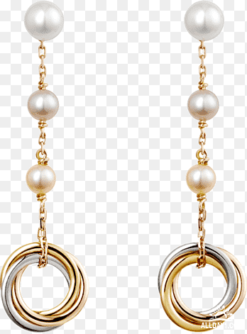 Earring Cartier Jewellery Pearl Love bracelet, Jewellery, gemstone, ring png thumbnail