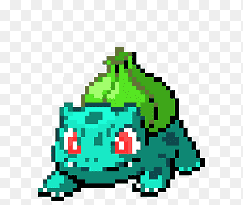 Bulbasaur Ash Ketchum Pixel art Pikachu, bulbasaur pixel, fictional Character, pokemon png thumbnail