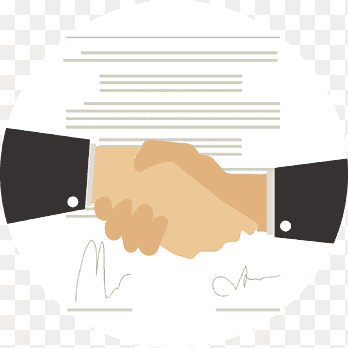 two person shaking hands illustration, Contract Business Paper Company Document, contract, service, hand png thumbnail