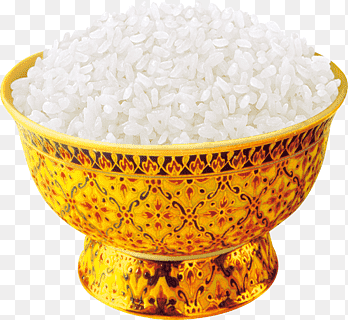 witte rijst in een gouden kom, Gekookte rijst Vietnamese keuken Koken, rijst, aromatische rijst, basmati png thumbnail