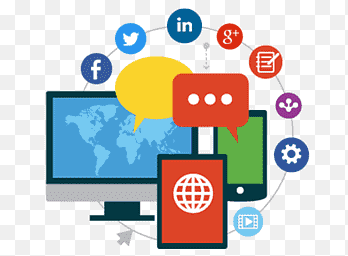 Social media marketing Mass media Management, sosyal, blue, text png thumbnail