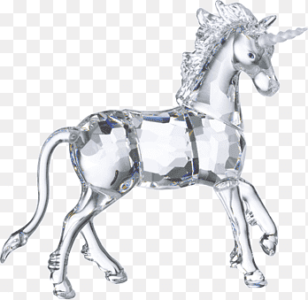 Swarovski AG Unicorn The Glass Menagerie Crystal Tom Wingfield, unicorn, horse, gemstone png thumbnail