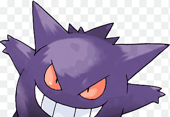 Pokémon Gold and Silver Gengar Pokémon vrste Gastly، Onix, البنفسجي, الآخرين png thumbnail