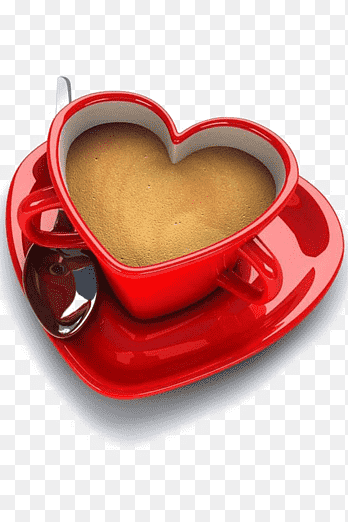 rode keramische tweegreepsbeker met suaucer, Koffie Espresso Thee Cappuccino Cafe, Creatieve koffiekop, middag, middag thee png thumbnail