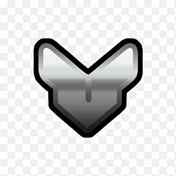 رمادي وأسود الشعار ، Overwatch Paladins League of Legends Heroes of the Storm The Technomancer، silver, angle, heart png thumbnail