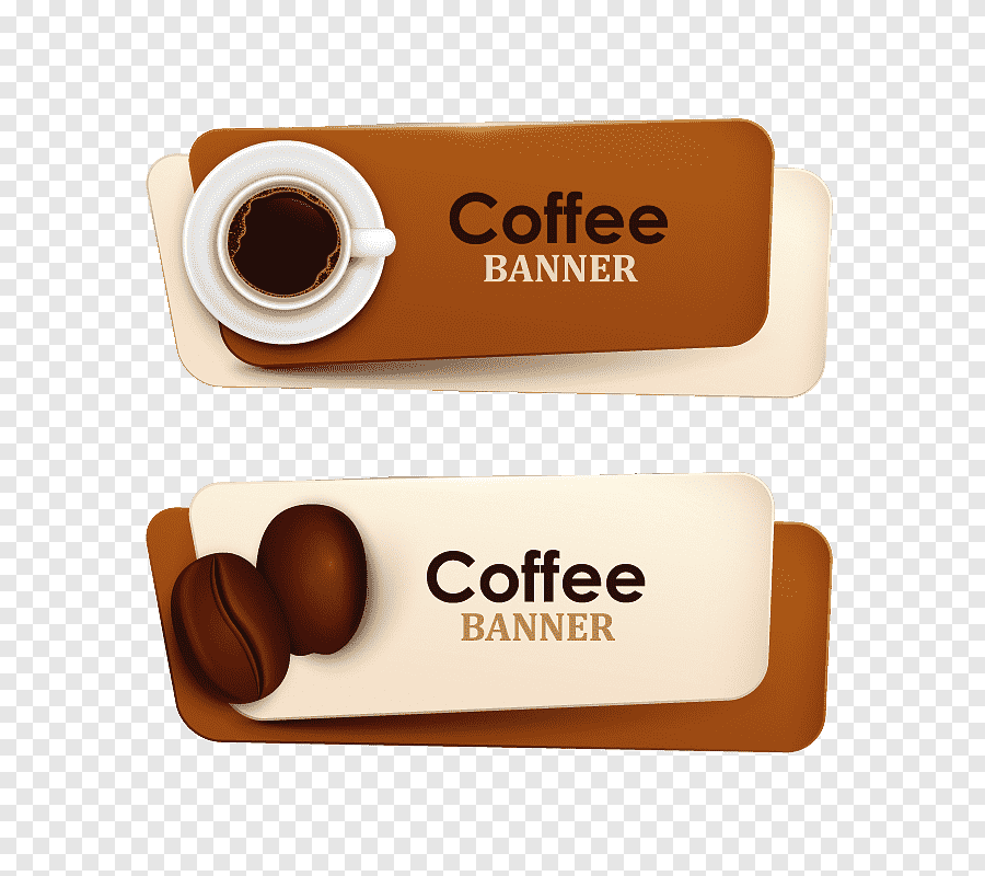 White ceramic mug and saucer illustration, Coffee Cafe Banner Euclidean,  coffee, food, label png | PNGEgg